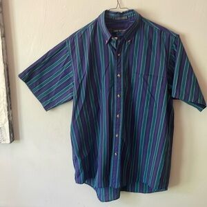 Casual Van Heusen Vertical Stripe Button Up